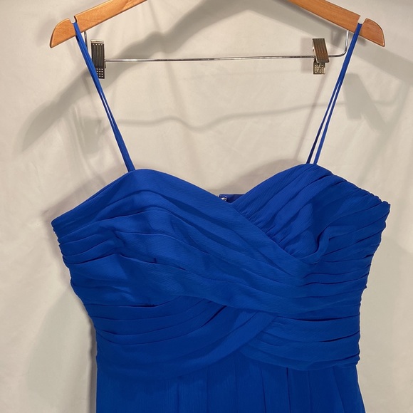 Royal Blue Cocktail Dress - Size 16 - Picture 2 of 9